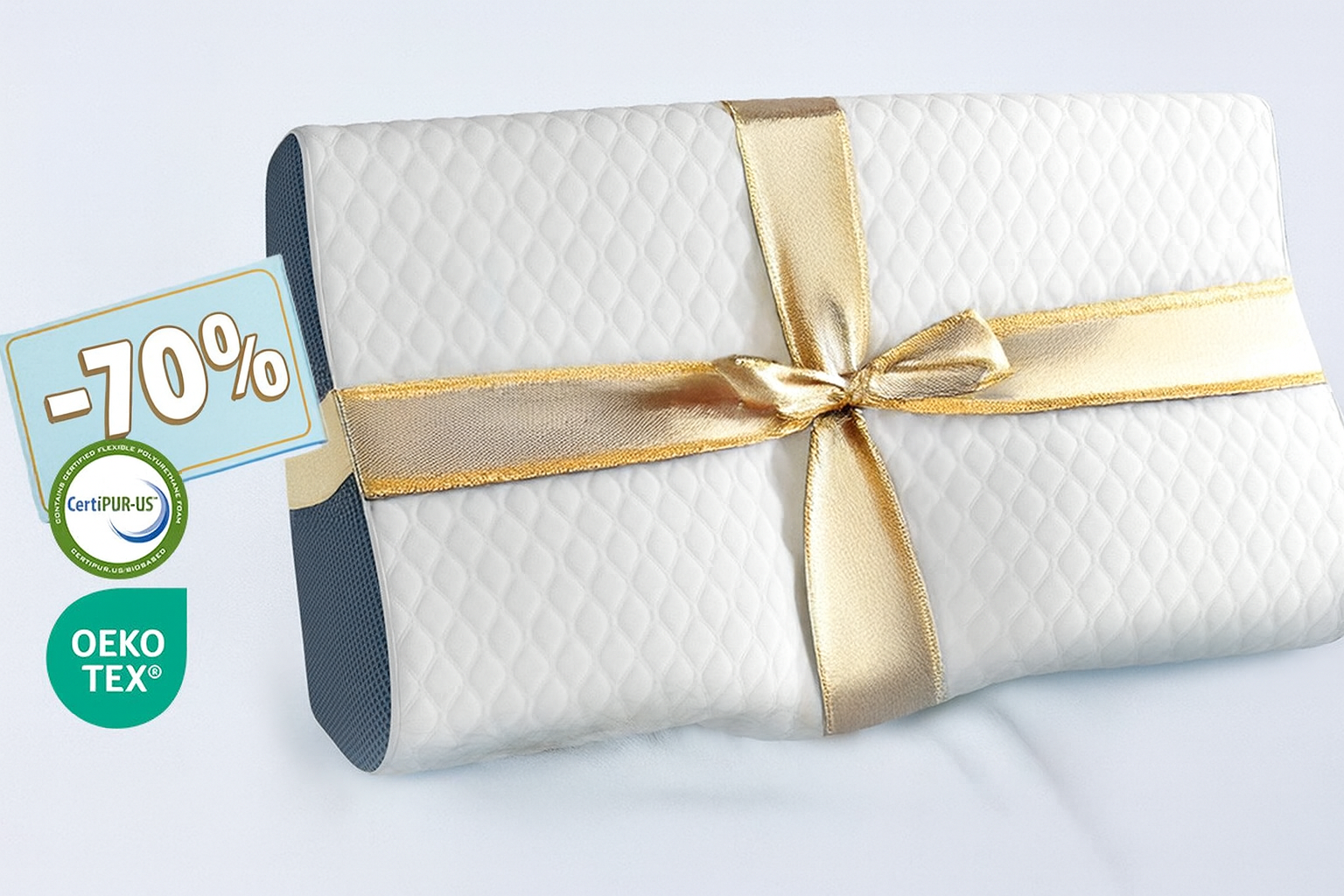 Derila OG pillow with ribbon [blank]