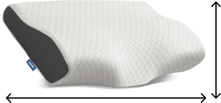 Oreiller de taille standard 50 x 30 cm